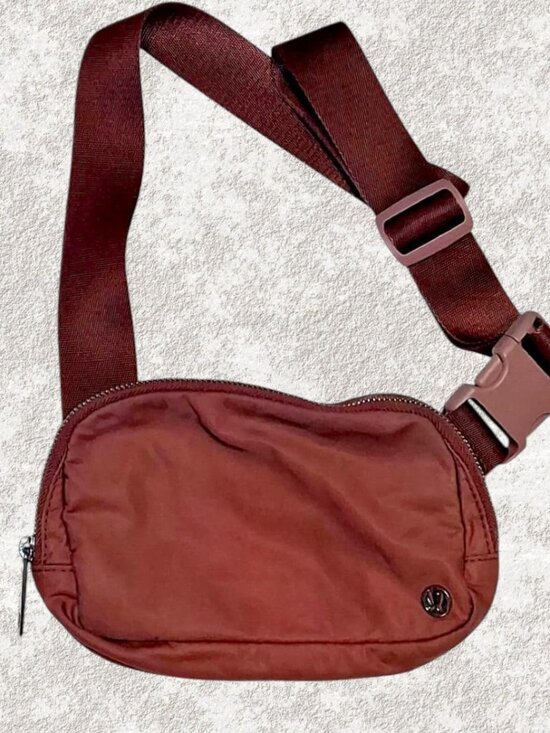 lululemon athletica Handbags - Lululemon Athletica Everywhere Belt Bag 1L Burgundy / Maroon / Copper